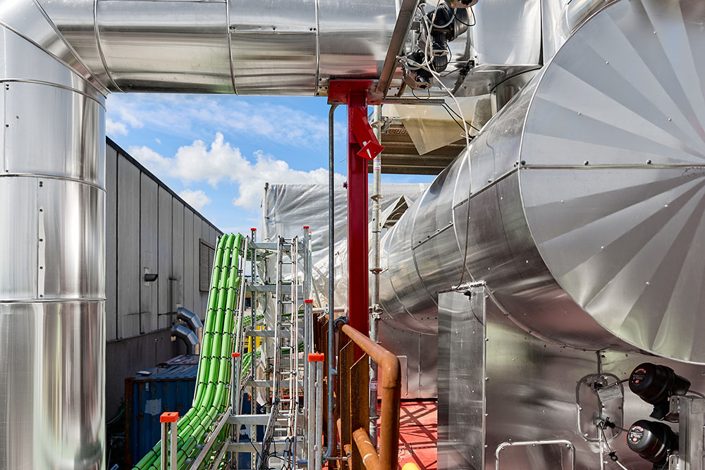 Heatcube's high voltage connection to grid at Nordjylland Power Station